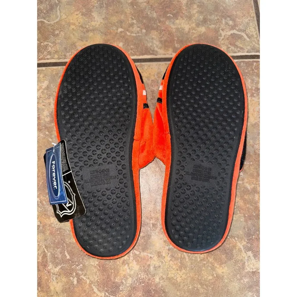 Lot of 2 Philadelphia Flyers Team Jersey Indoor/Outdoor Slippers ~ MED (9-10)